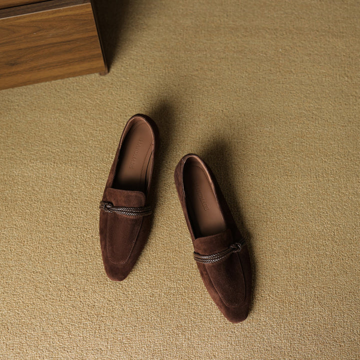 Aven Genuine Suede Loafers