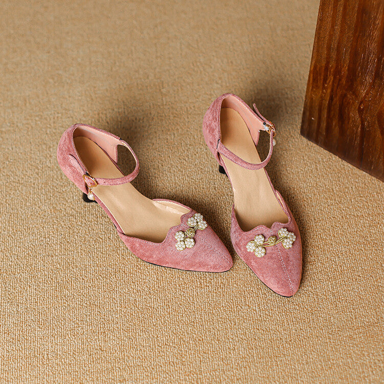 Ravie Genuine Suede Heels