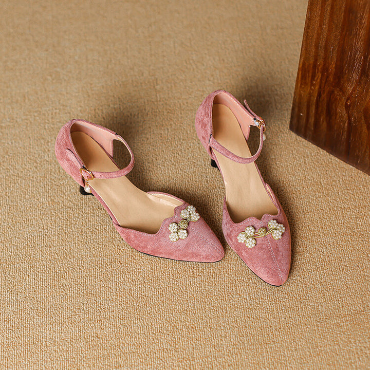 Ravie Genuine Suede Heels