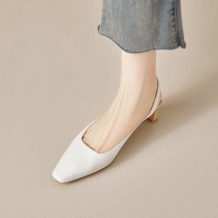 Lesta Genuine Leather Heels