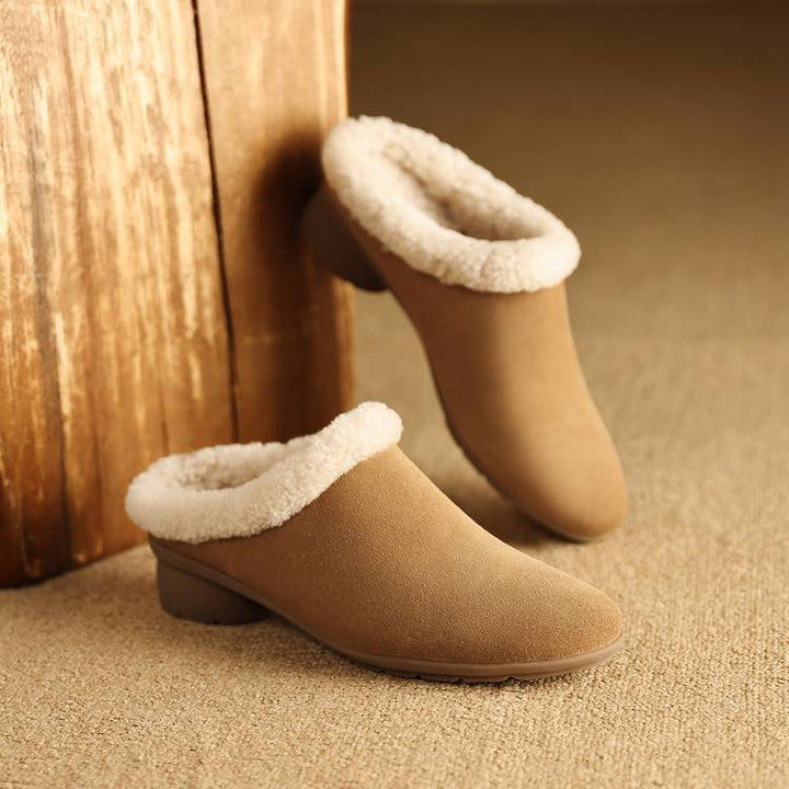 Ruelle Fleece-Lined Mules