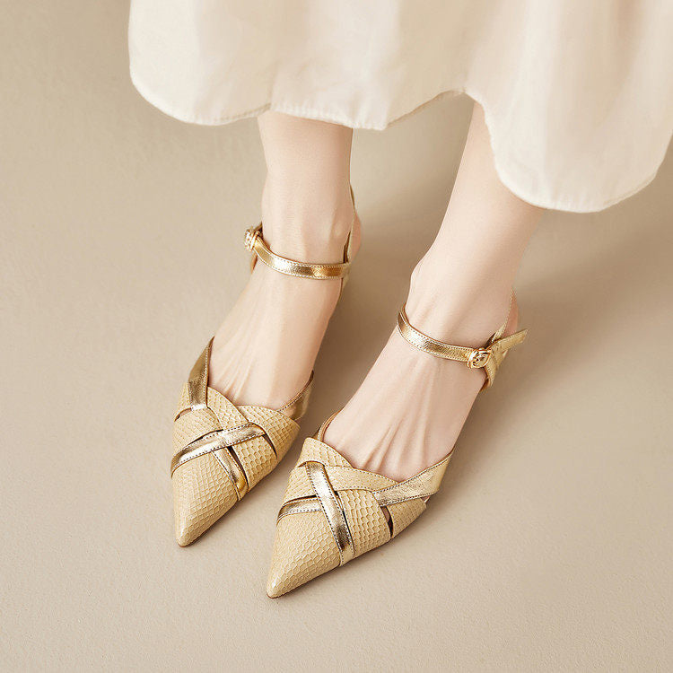 Rielle Genuine Leather Flats