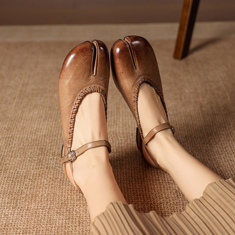 Carmela Genuine Leather Flats