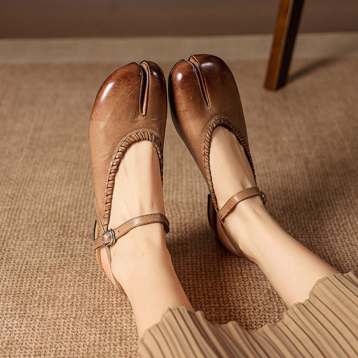 Carmela Genuine Leather Flats