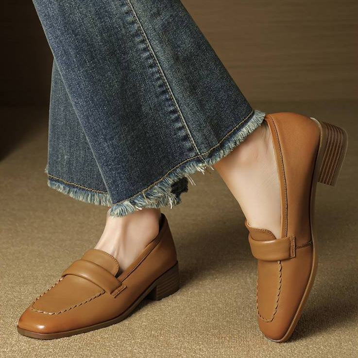 Evren Genuine Leather Loafers