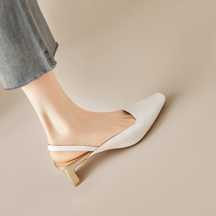 Lesta Genuine Leather Heels