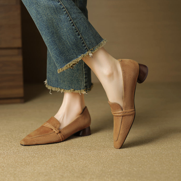 Aven Genuine Suede Loafers