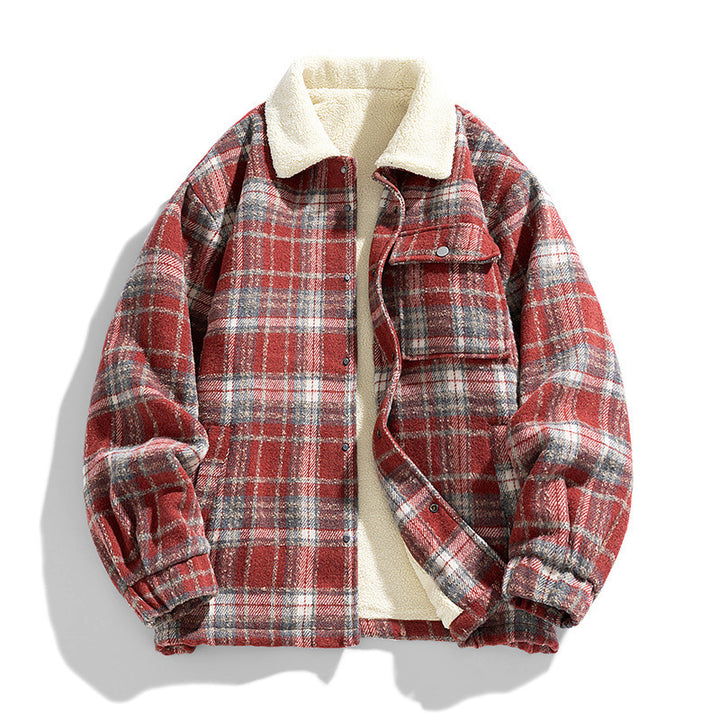 Leo Plaid Lambskin Jacket