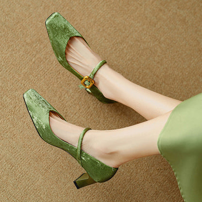 Nara Genuine Leather Heels