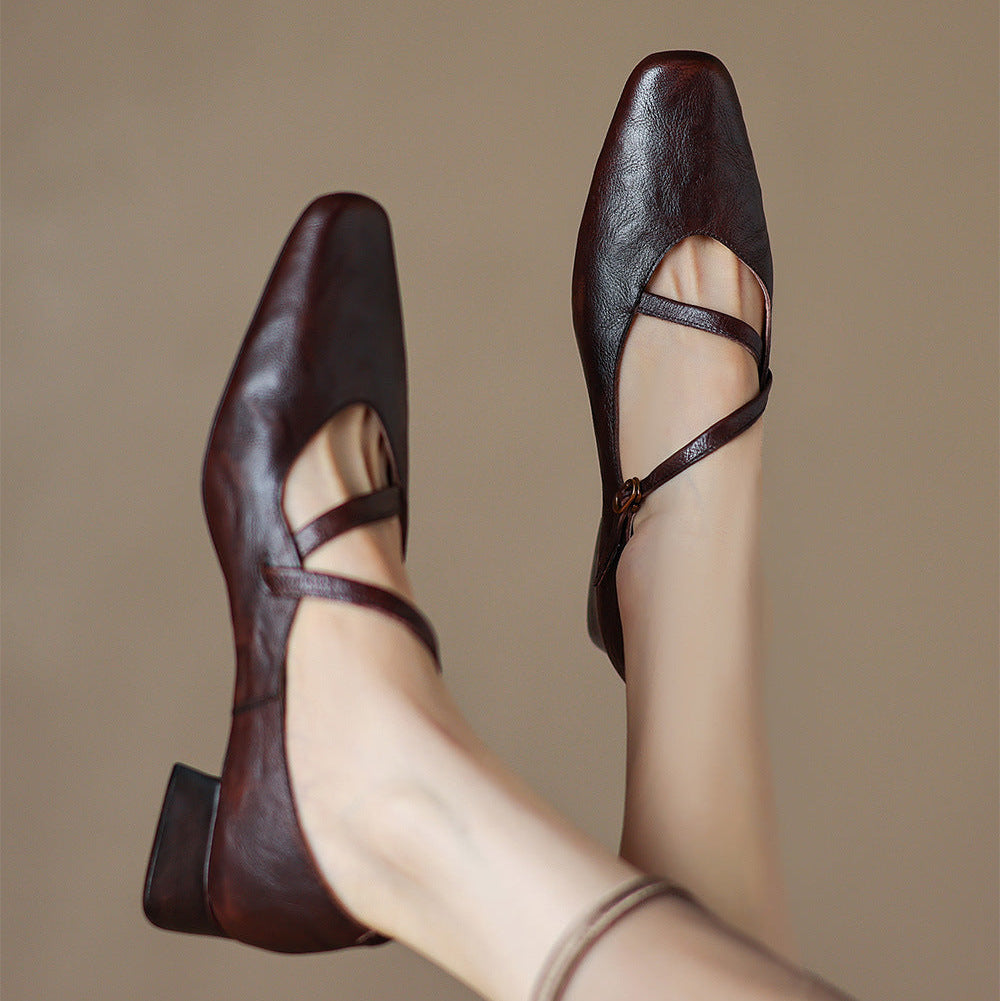 Ossa Genuine Leather Heels