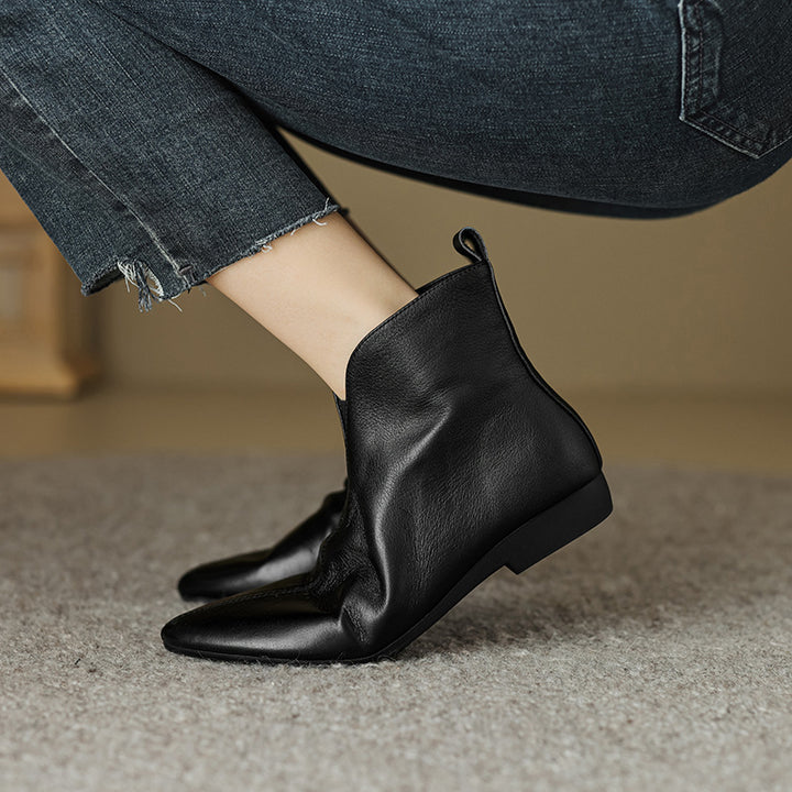 Anessa Genuine Leather Boots