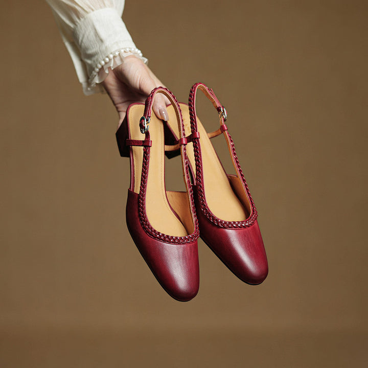 Bella Genuine Leather Heels