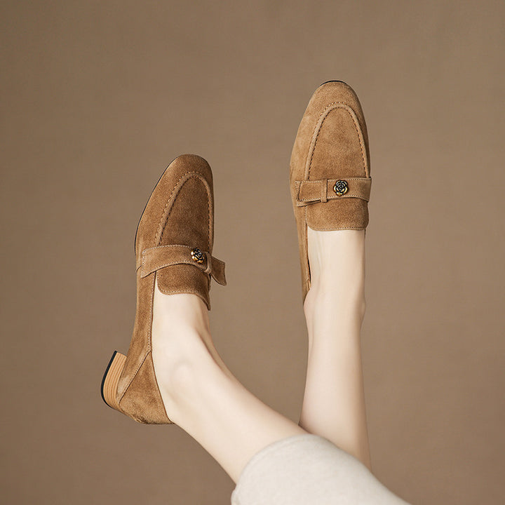 Lirena Genuine Suede Loafers