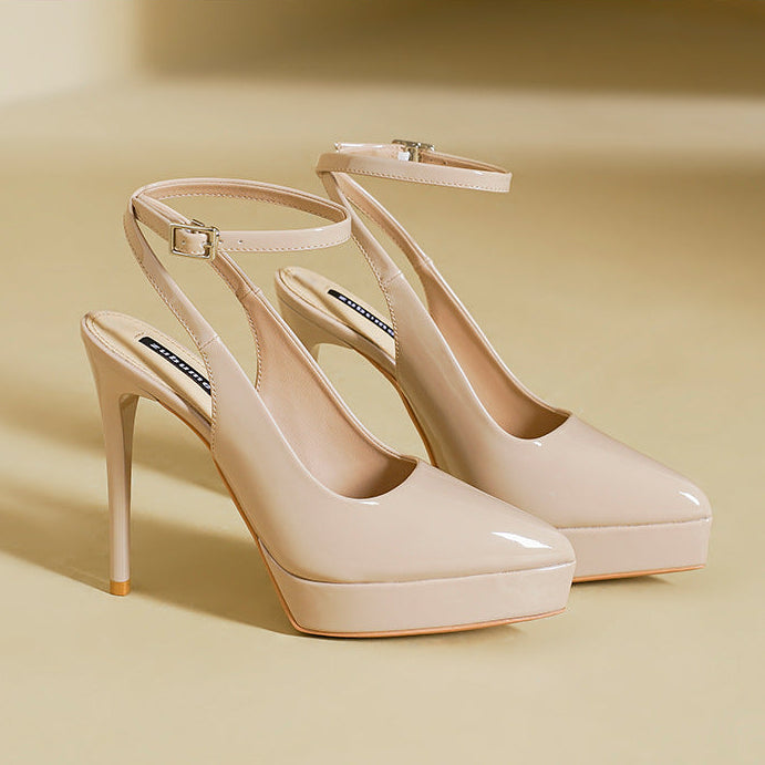 Arlena Leather Heels