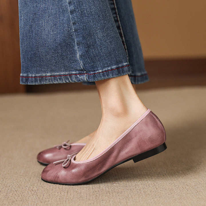 Talla Genuine Leather Flats