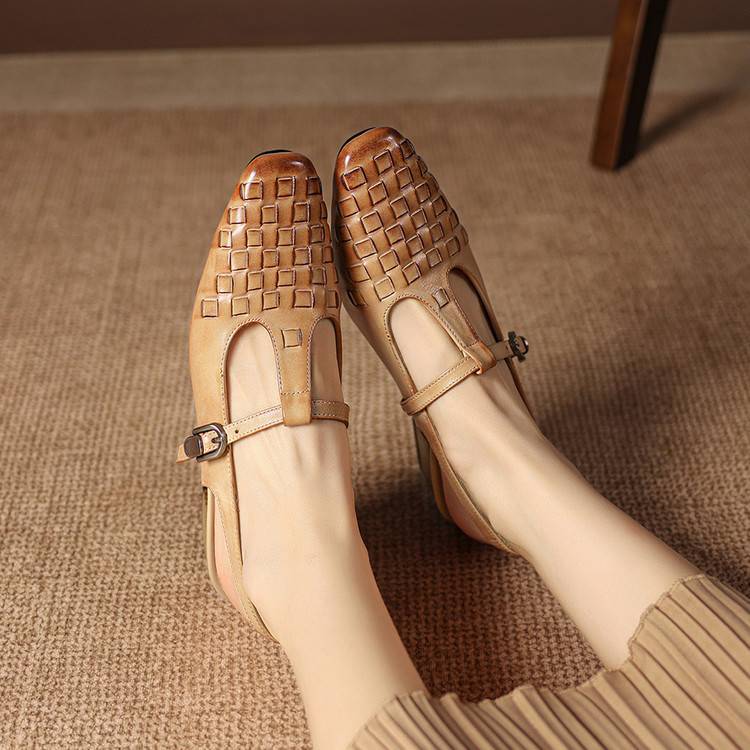 Lietta Genuine Leather Heels