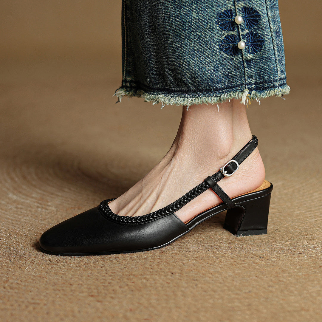 Bella Genuine Leather Heels