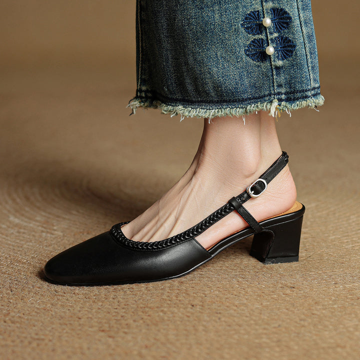 Bella Genuine Leather Heels