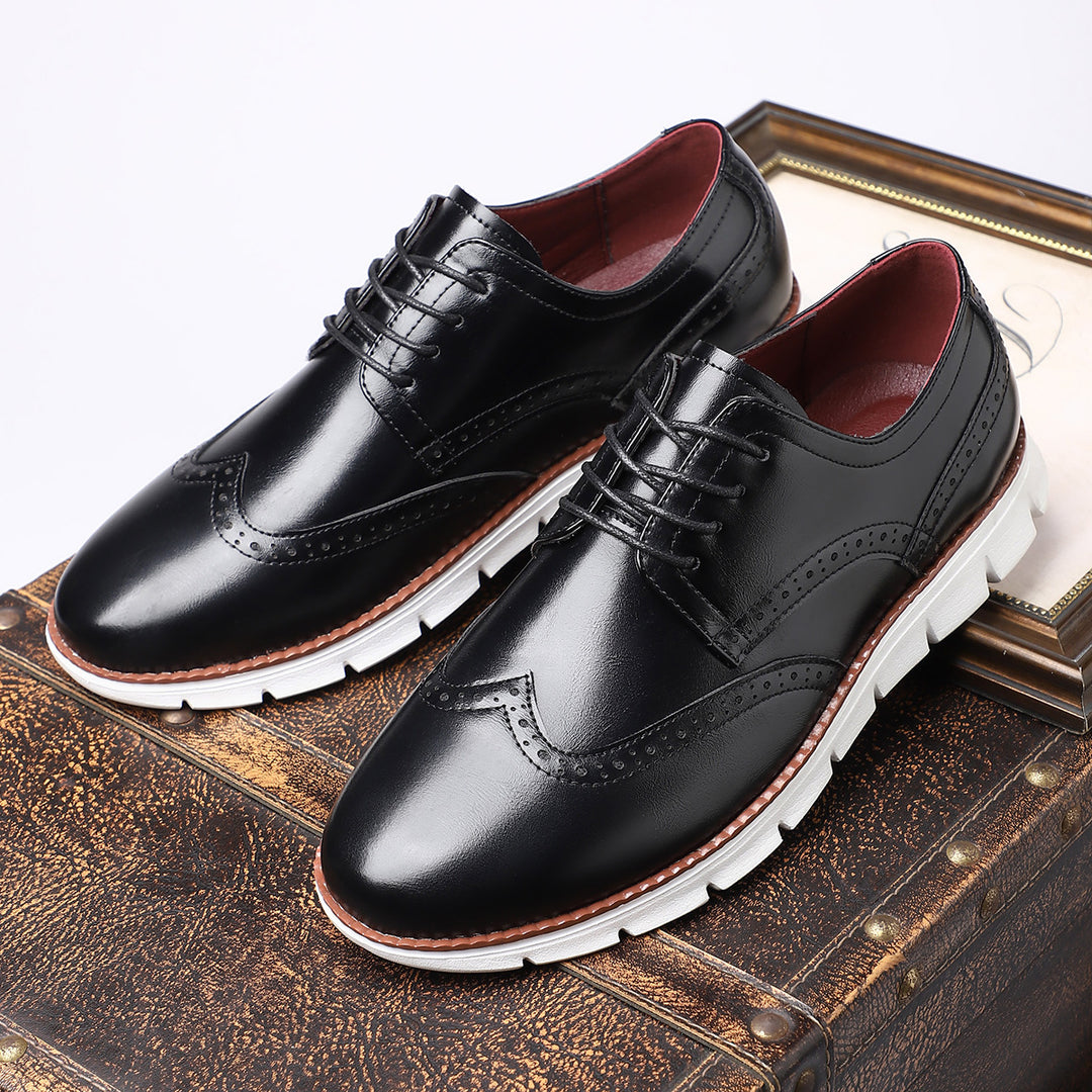 Crimson Genuine Leather Shoes