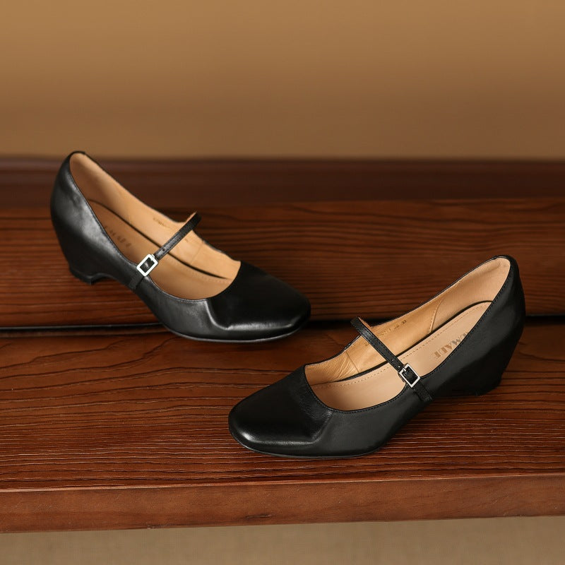 Sira Genuine Leather Heels