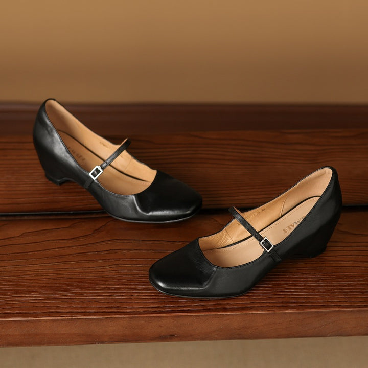 Sira Genuine Leather Heels