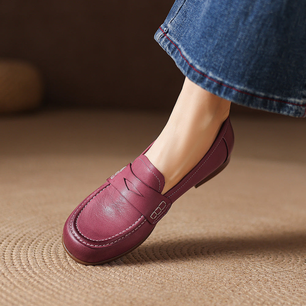 Ruvia Genuine Leather Loafers