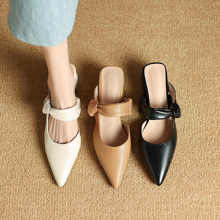 Noressa Leather Mules