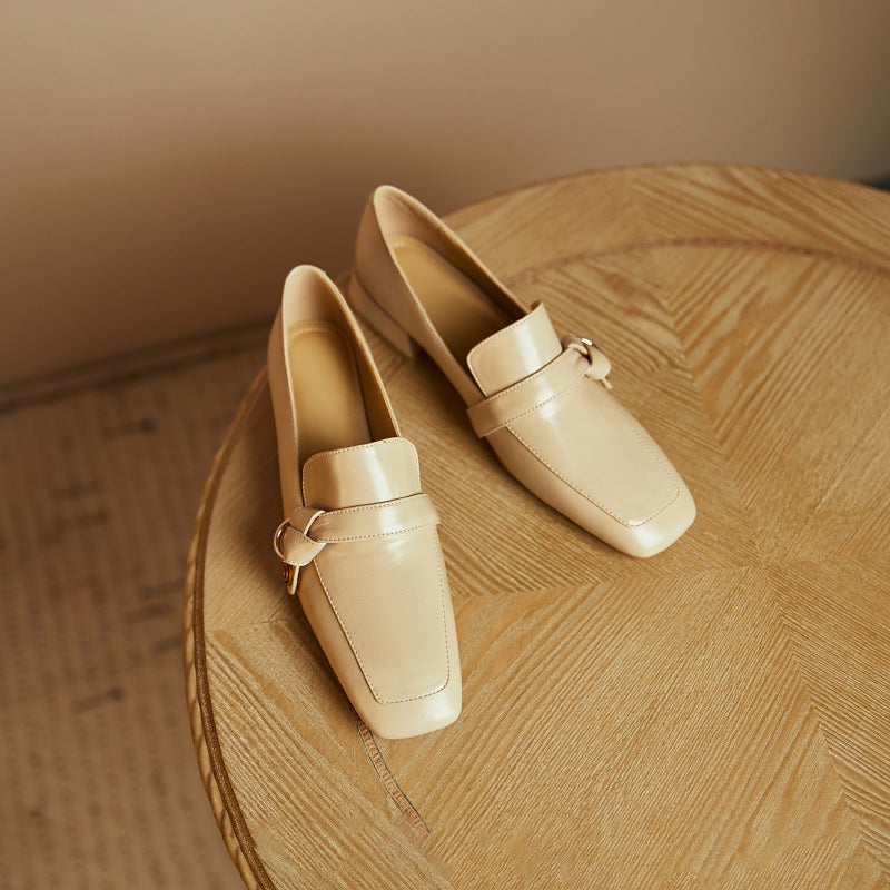 Marcelline Genuine Leather Loafers