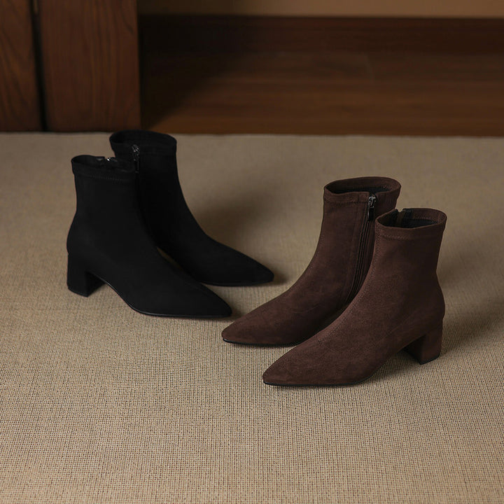 Odette Genuine Suede Boots