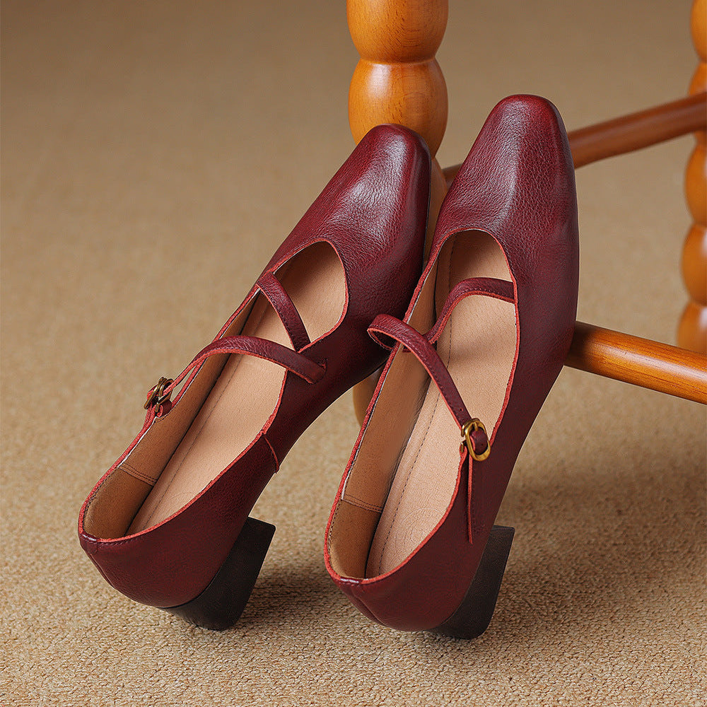 Ossa Genuine Leather Heels