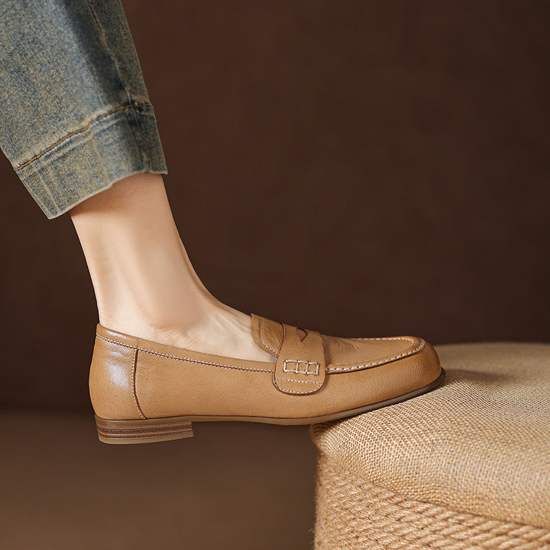 Ruvia Genuine Leather Loafers