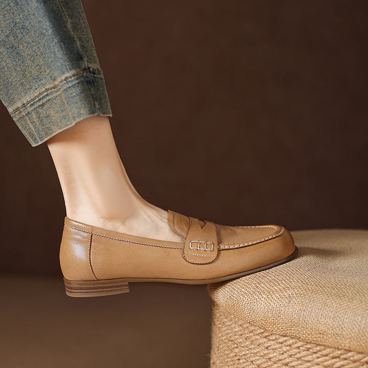Ruvia Genuine Leather Loafers
