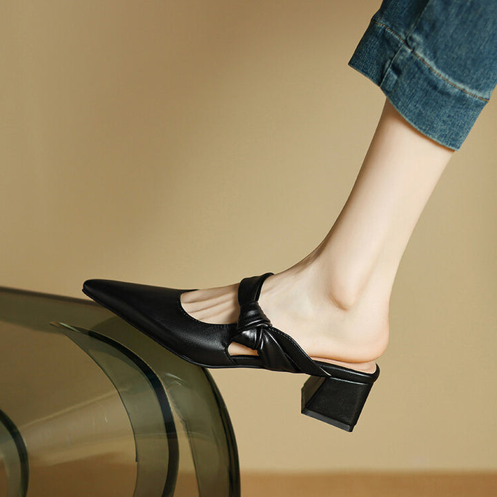 Noressa Leather Mules