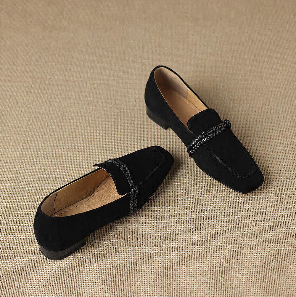 Saraline Suede Loafers