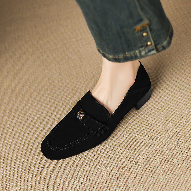 Lirena Genuine Suede Loafers