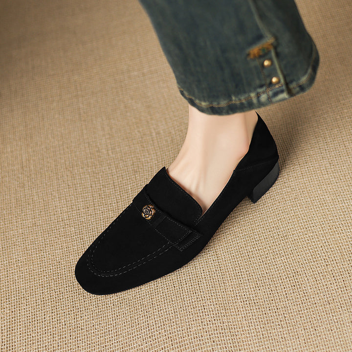 Lirena Genuine Suede Loafers