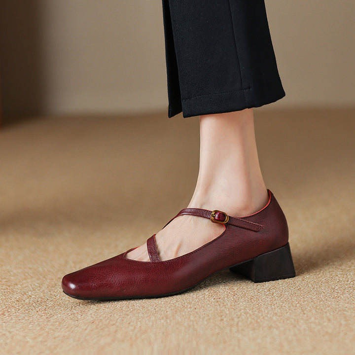 Ossa Genuine Leather Heels