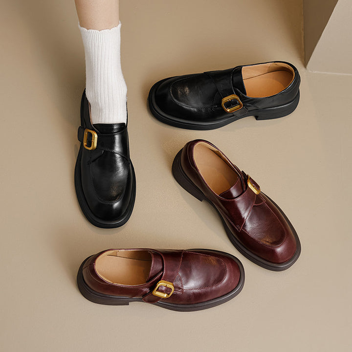 Vellé Genuine Leather Loafers