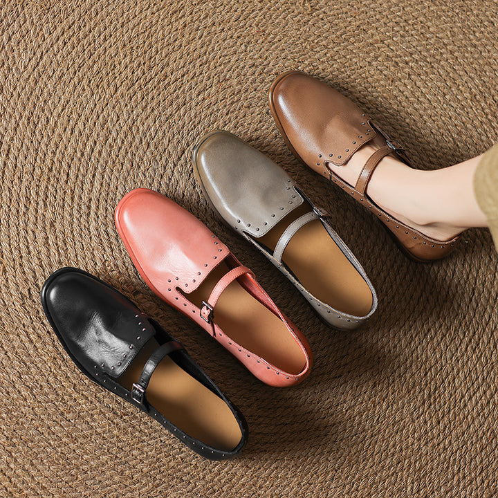 Oraya Genuine Leather Loafers