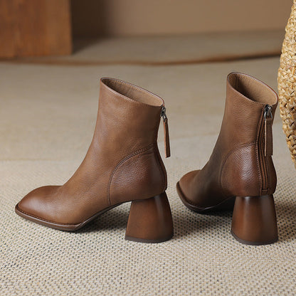 Calisse Genuine Leather Boots