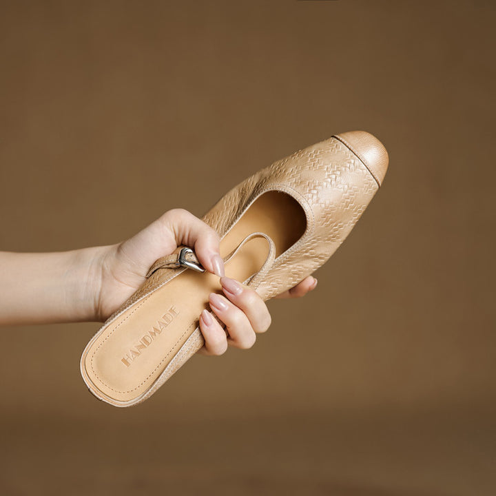 Vivette Genuine Leather Mules