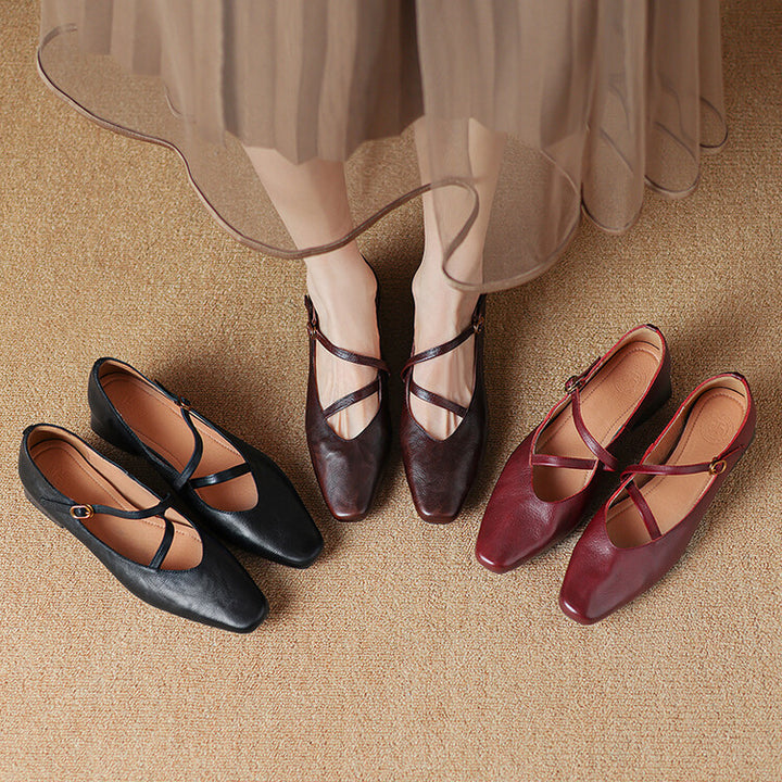 Ossa Genuine Leather Heels