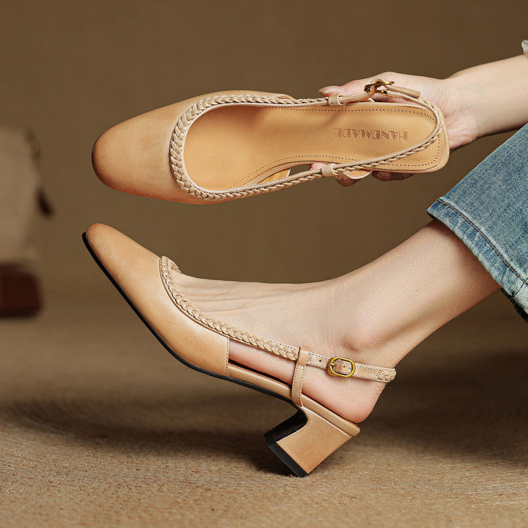 Bella Genuine Leather Heels