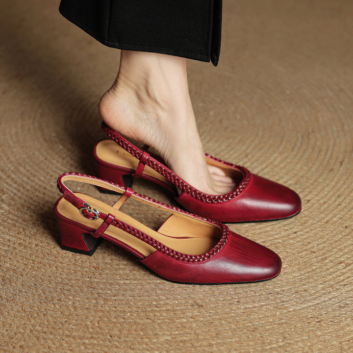 Bella Genuine Leather Heels