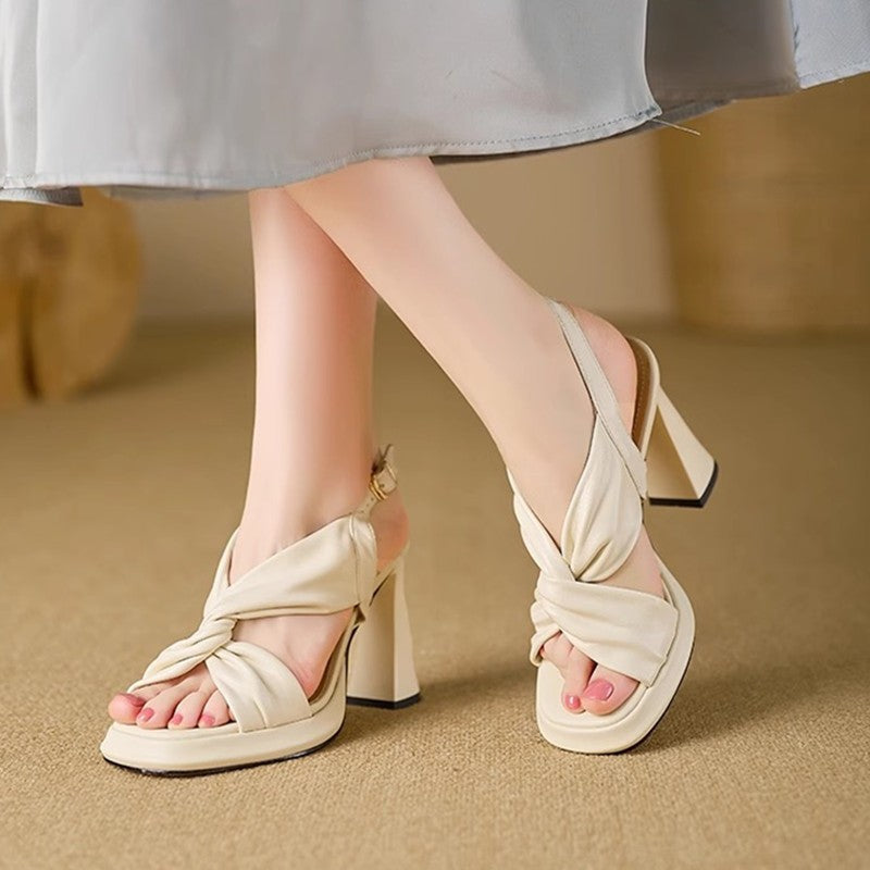 Arla Leather Heels