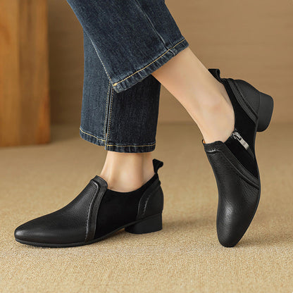 Talia Genuine Leather Flats