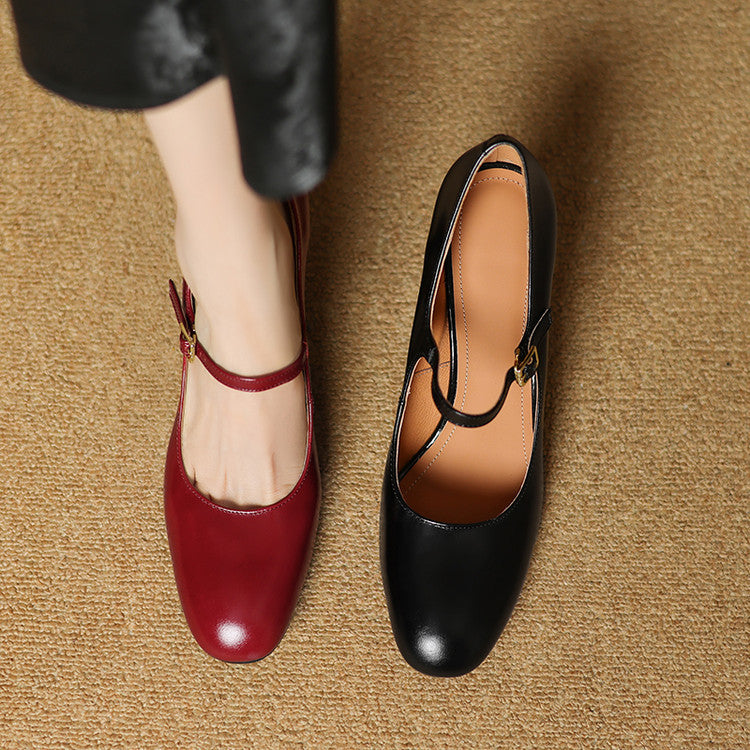Capri Genuine Leather Heels