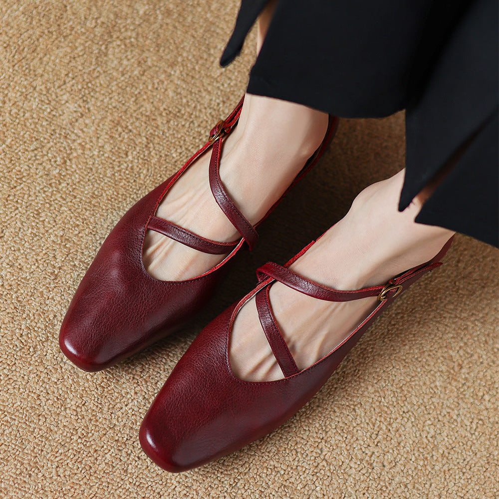 Ossa Genuine Leather Heels