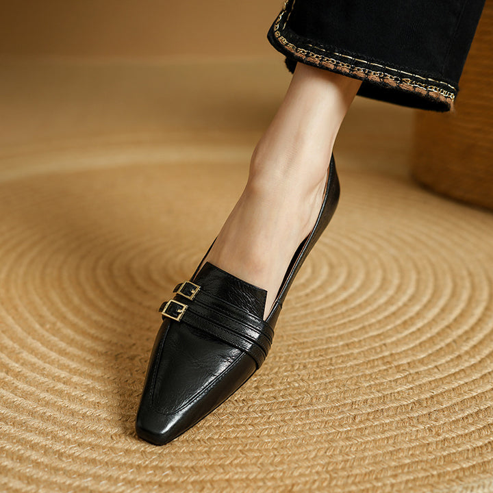 Fienna Genuine Leather Heels