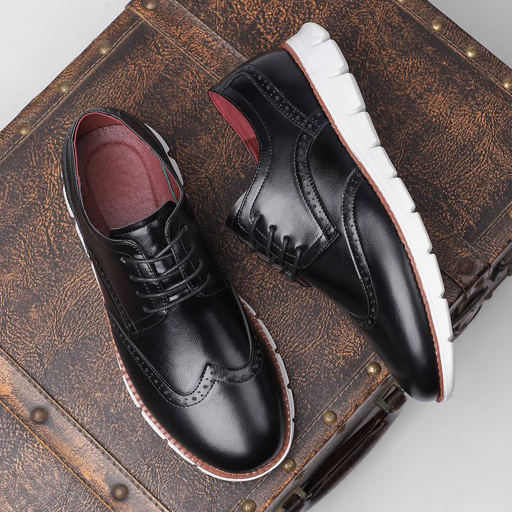 Crimson Genuine Leather Shoes
